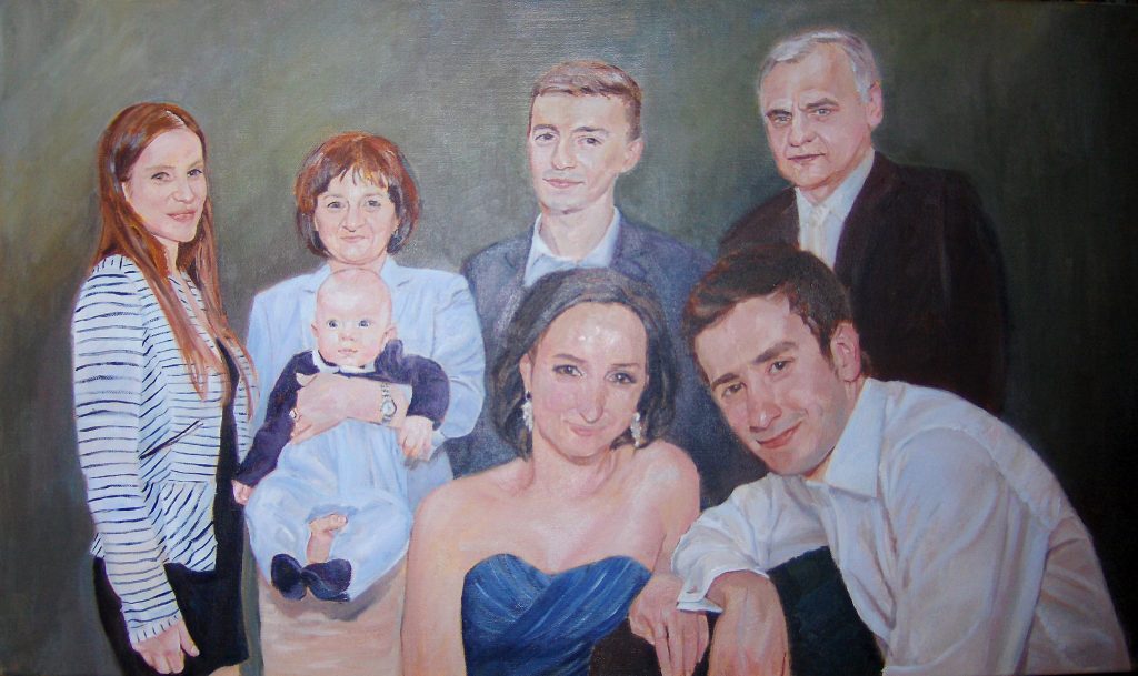Portret rodzinny 90/50 cm
